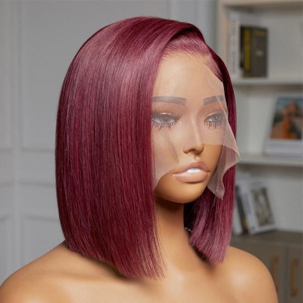 Burgundy Bob Wig